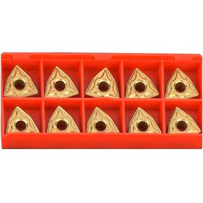 10pcs Carbide Insert Blade, wnmg 431 carbide insert CNC Lathe Inserts Replacement for Lather Turning Tool Holder Machining
