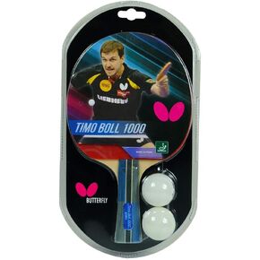 Butterfly Timo Boll Shakehand Ping Pong Paddle - Good Speed And Spin With Superb Control - Japan Series - Recommended For Beginning Level Players - International Table Tennis Federation Approved
