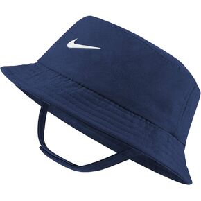 Nike Dry Infant/Toddler Girls' Bucket Hat (Midnight Navy(6A2682-U90)/White, 12-24 Months)