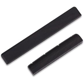VGEBY Ukulele Bridge Saddle, Guitar String Ebony Saddle and Nut for 4 String Guitar Replacement Parts Played Accessories