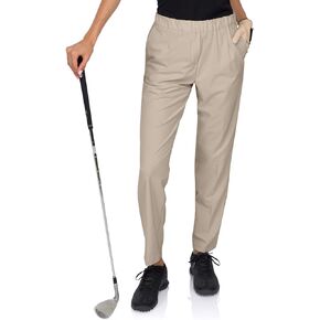 Three Sixty Six Women’s Golf Pants w/Elastic Waistband - Breathable, Stretchy Quick Dry Fabric