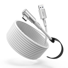 KIWI design 16FT Link Cable Compatible with Quest 3, Quest 2/Pro, and Pico 4 Accessories, USB3.2 Gen1 Link Cable with Super Speed to Play PC VR and Steam VR