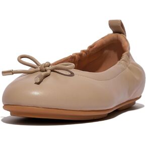 FitFlop Women's Allegro Bow Leather Ballerinas Ballet Flat