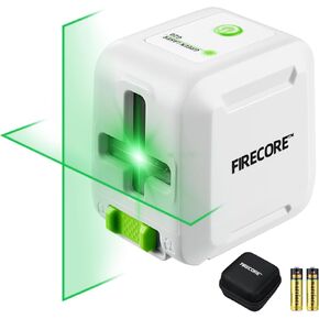مستوى الليزر عبر خط Firecore، 4 أوضاع نبض يدوية لضبط السطوع، مستوى ليزر ذاتي التسوية ذاتي الشعاع الأخضر لمشاريع تسوية الصور المعلقة في الأماكن المغلقة، تتضمن البطارية وحقيبة حمل in Kuwait