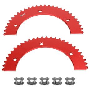YOXUFA Go Kart Split Sprocket #35 Chain Sprocket 56 Tooth for Predator 196cc 212cc 100cc Coleman CT100U CT200U BT200X Baja Trailmaster MB200 Doodlebug Motovox Mini Bike Go Kart Cart Powersports Parts