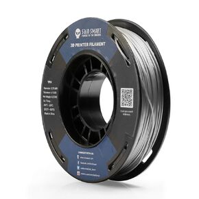 SainSmart - TPU-BLK-0.25KG1.75 SAINSMART 1.75mm 250g Flexible TPU 3D Printing Filament, Dimensional Accuracy +/- 0.05 mm (Black)