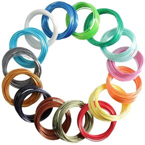 3D Pen PLA Filament Refills 1.75mm, 16 Colors, 10 Foot per Color, Total 160 Foot