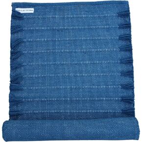 Jaipur art & Rugs Organic Cotton Yoga Mat - Eco-Friendly Hand-Woven Rug - Non Slip & Thick (24"x72"x5mm) for Everyday Fitness at Home - Comfortable Extra-Long