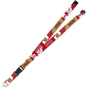 Rico Industries NFL Football 19" x 1" Premium Unisex-Adult Safety Breakaway Lanyard - Flash