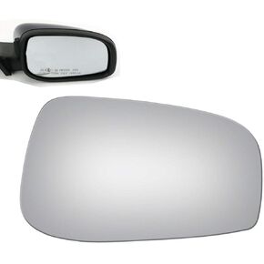 WLLW Mirror Glass Replacement fit for 04-06 Volvo S60 S80 V70 Passenger Side