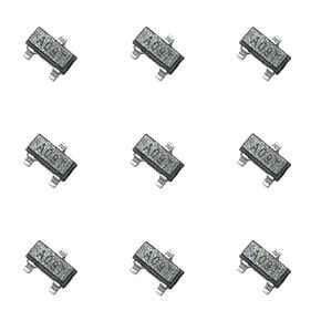 Bridgold 100pcs AO3400 A09T N-Channel Enhancement Mode Field Effect Transistor 30V，SOT-23.