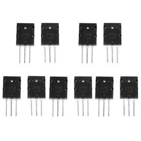 5 Pair 2SA1943 2SC5200 High Power Amplifier Transistor PNP Matched Audio Silicon Transistor