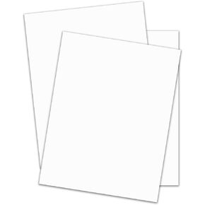 White Silk Matt Card Stock 130lb. Cover (350gsm) - 50 Pk (Not for Inkjet Printer) (8.5 x 11)