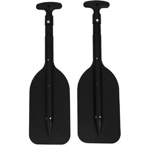 BESPORTBLE 2pcs SUP Paddles Telescoping Plastic Boat Paddle Collapsible Oar for Kayak Jet Ski and Canoe Safety Boat Accessories