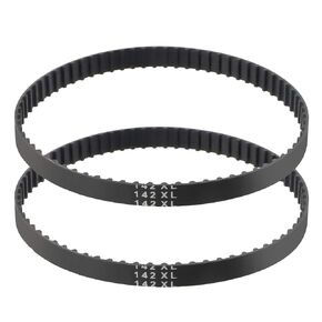 TOPPROS 142XL SeriesWidth 3/8 inch 71Teeth 5.08mm Pitch Industrial Timing Belt，Pack of 2