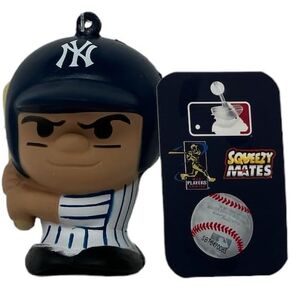 Party Animal MLB Squeezymates New York Yankees Judge Squeezy Figurine, Team Colors, 2 1/2" Tall