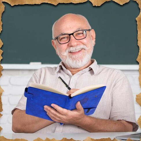 6 مجموعة من هدايا تقدير المعلم، دفتر يوميات المعلم مع قلم، أفضل غلاف فني للمعلم على الإطلاق مقاس A5، دفاتر ملاحظات جلدية هدية للمعلم من الطلاب لهدايا التخرج، شكرًا لك هدايا المعلم in Kuwait