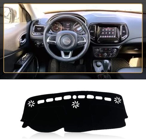 Tcxdioo Dashboard Dash Board Cover Mat Carpet Compatible for VW Jetta 2011 2012 2013 2014 2015 2016 2017 2018 Left Hand Drive… in Saudi Arabia