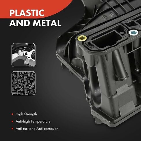 مجموعة مشعب سحب المحرك A-Premium مع حشية [4Cyl 2.4L 2.0L] متوافقة مع Chrysler 200 & Dodge Avenger، Caliber، Journey 2009-2020 & Jeep Compass 2012-2017، Patriot 2011-2017 in Saudi Arabia