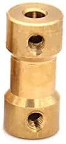 Unifizz D9mm x L20mm Bore Rigid Coupling, Copper Shaft Coupler Connector,Wheel Coupling Couple, 3.17mm to 4mm in Kuwait