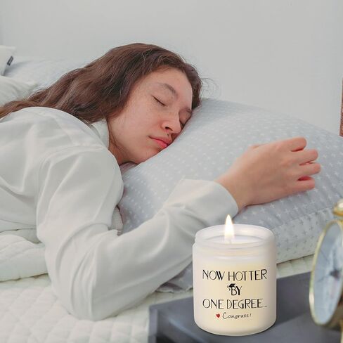ONEVIEV Graduation Gifts for Her Him, Soy Wax Scented Candle, Masters Degree College High School Graduation Gifts 2024 - Now Hotter by One Degree in Saudi Arabia