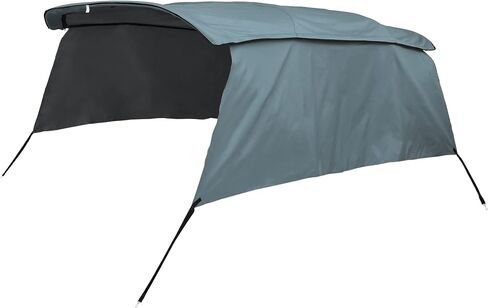 X AUTOHAUX 600D Canvas Only NO FRAME 3 Bow Bimini Top Replacement Top Cover with Detachable Side Blocks Storage Boot Blue Canvas Only NO FRAME in Saudi Arabia