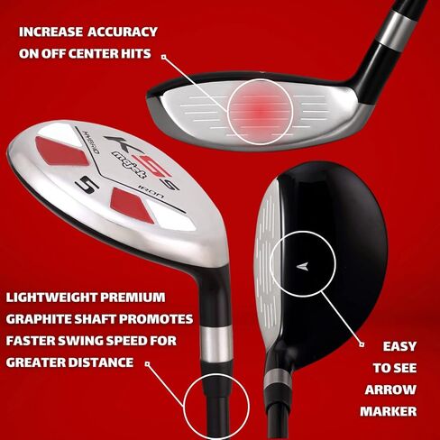 Majek Golf All Hybrid #5 Senior Flex Right Handed New Utility A Flex Club in Saudi Arabia