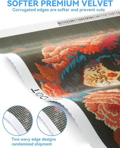 ARTDOT 5D Diamond Art Kits for Adults, Licensed Full Drill Skull Diamond Painting Kits for Beginners, Gifts for Women Mom(9.8x13.7 Inches) in Kuwait