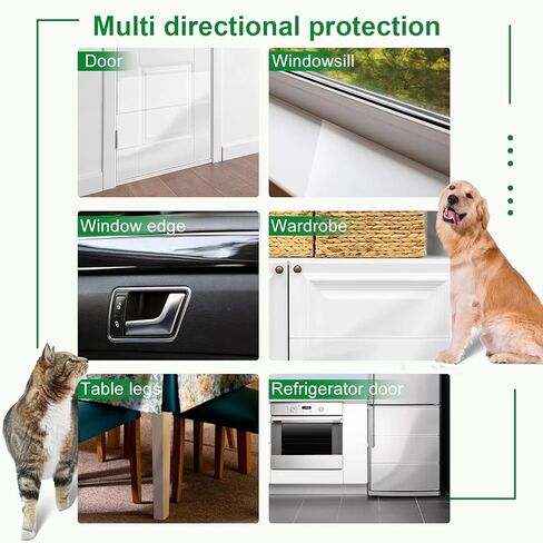 واقي الباب من الخدوش، مضاد للخدش للكلاب، يحمي أثاث الباب والجدار، واقي شديد التحمل للأثاث in Kuwait