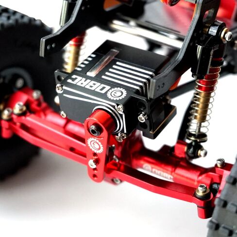 جهاز توجيه رقمي OGRC مع حامل مؤازر نحاسي وقرن مؤازر لمحور 1/24 SCX24 C10 JLU Bronco Deadbolt Gladiator RC أجزاء ترقية السيارة الزاحفة in Kuwait