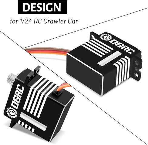 جهاز توجيه رقمي OGRC مع حامل مؤازر نحاسي وقرن مؤازر لمحور 1/24 SCX24 C10 JLU Bronco Deadbolt Gladiator RC أجزاء ترقية السيارة الزاحفة in Kuwait