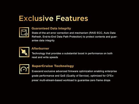 بطاقة Exascend 256G Essential CFexpress من النوع B، قراءة تصل إلى 1800 ميجابايت/ثانية، متوافقة مع كاميرات Canon وNikon وPanasonic وغيرها. in Kuwait