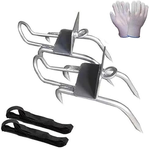 أداة تسلق الأشجار من MIZHAO، أداة تسلق الأشجار المصنوعة من الجلد، أداة تسلق الأشجار، دواسة مضادة للانزلاق لالتقاط الفاكهة، والرياضات الداخلية والخارجية... in Kuwait