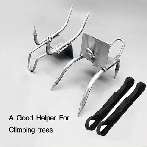 أداة تسلق الأشجار من MIZHAO، أداة تسلق الأشجار المصنوعة من الجلد، أداة تسلق الأشجار، دواسة مضادة للانزلاق لالتقاط الفاكهة، والرياضات الداخلية والخارجية... in Kuwait