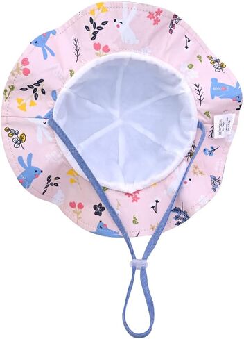 2 Pack Baby Sun Hat for Boys and Girls,Toddler Kids Summer Wide Brim Hats for Outdoor Outdoor Anti-UV in Saudi Arabia