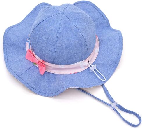 2 Pack Baby Sun Hat for Boys and Girls,Toddler Kids Summer Wide Brim Hats for Outdoor Outdoor Anti-UV in Saudi Arabia