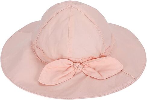 Baby Toddler Girls Wide Brim Sun Hats UPF 50+ Sun Protection Cute Floral Summer Beach Outdoor Strap Bucket Hat in Saudi Arabia