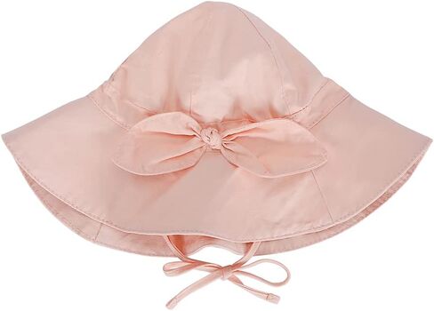 Baby Toddler Girls Wide Brim Sun Hats UPF 50+ Sun Protection Cute Floral Summer Beach Outdoor Strap Bucket Hat in Saudi Arabia