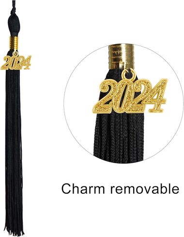 شرابة تخرج من GraduatePro مع حلية سنة ذهبية 2023 بلون واحد 9 بوصة in Kuwait