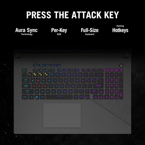 ASUS ROG Strix G16 (2023) كمبيوتر محمول للألعاب، 16 بوصة 16:10 QHD 240 هرتز، GeForce RTX 4060، Intel Core i9-13980HX، 16 جيجابايت DDR5، 1 تيرابايت PCIe SSD، Wi-Fi 6E، Windows 11، G614JV-ES94 in Saudi Arabia