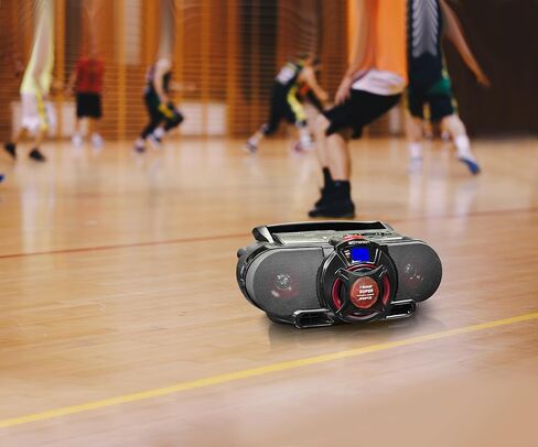 Emerson EPB-3002 بلوتوث محمول، مشغل MP3/CD AM/FM راديو كاسيت/مسجل مع مضخم صوت ومدخل USB Boombox in Saudi Arabia