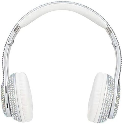 حزمة Wireless Express Bling - صندوق Boombox صغير LED مع راديو وبلوتوث - ميكروفون كاريوكي وسماعات فوق الأذن مع بلوتوث - حزمة سماعات ميكروفون الراديو in Kuwait