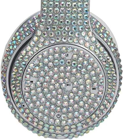 حزمة Wireless Express Bling - صندوق Boombox صغير LED مع راديو وبلوتوث - ميكروفون كاريوكي وسماعات فوق الأذن مع بلوتوث - حزمة سماعات ميكروفون الراديو in Kuwait