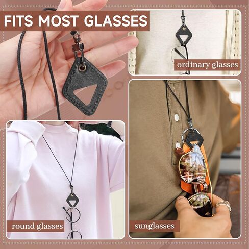 بوفوند قطعتان من حزام النظارات للرجال، أشرطة حامل النظارات، حامل نظارات العين حول الرقبة، حبل للنظارات للرجال in Kuwait