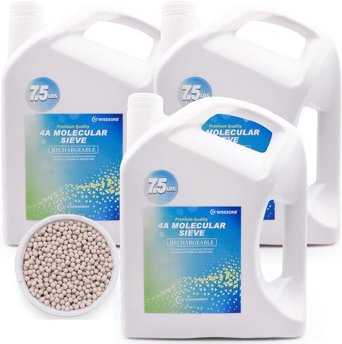 Wisesorb 7.5 LBS 4A Molecular Sieve, Premium Quality Desiccant Bulk Material in Kuwait