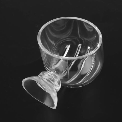 Aquarium Cone Red Worm Feeder, Transparent Acrylic Fish Tank Brine Shrimp Feeder Red Worm Feeding Container Holder with Suction Cups in Saudi Arabia
