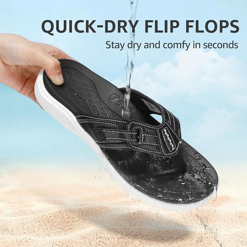 STQ Orthopedic Flip Flops for Women丨Adjustable Beach Sandals in Saudi Arabia