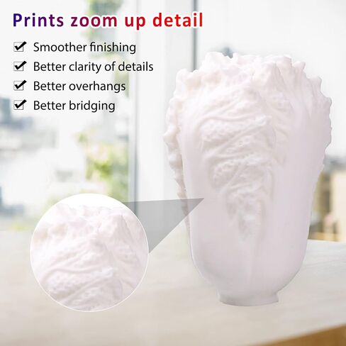 Dikale PLA+ 3D Printer Filament 1.75mm No Tangle, Neatly Wound Filament Net Weight 250g Spool, PLA Pro Plus, White in Saudi Arabia