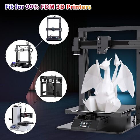 Dikale PLA+ 3D Printer Filament 1.75mm No Tangle, Neatly Wound Filament Net Weight 250g Spool, PLA Pro Plus, White in Saudi Arabia