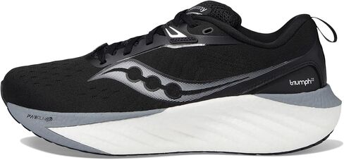 حذاء رياضي للسيدات من Saucony Triumph 22، أسود/أبيض، 8 in Kuwait